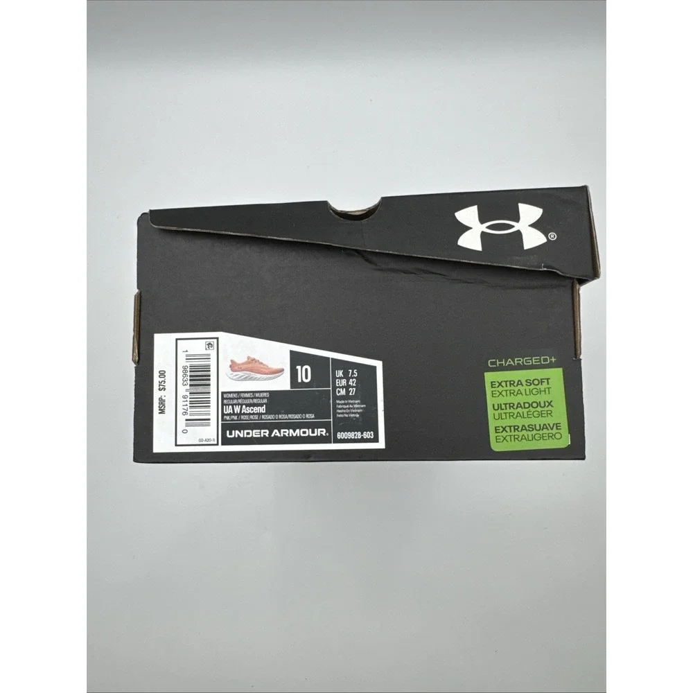Under Armour Charged Assert 10 Womens Size 10 Pink Elixir Running Shoes NIB